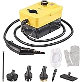 Handheld Steam Cleaner, Reemix Steam Cleaner 2500W for Cleaning with Multiple Attachments, Portable Steam Cleaner for Kitchen, Bathroom, Sofa, Curtain, Chemical-Free, Fast Heat-Up