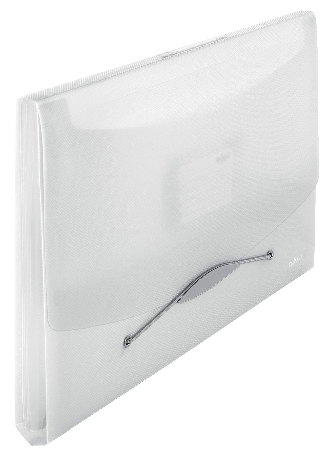 Rexel Choices, 2115665, Translucent Expanding Project File, A4, 6 Compartments, 300 Sheet Capacity, White