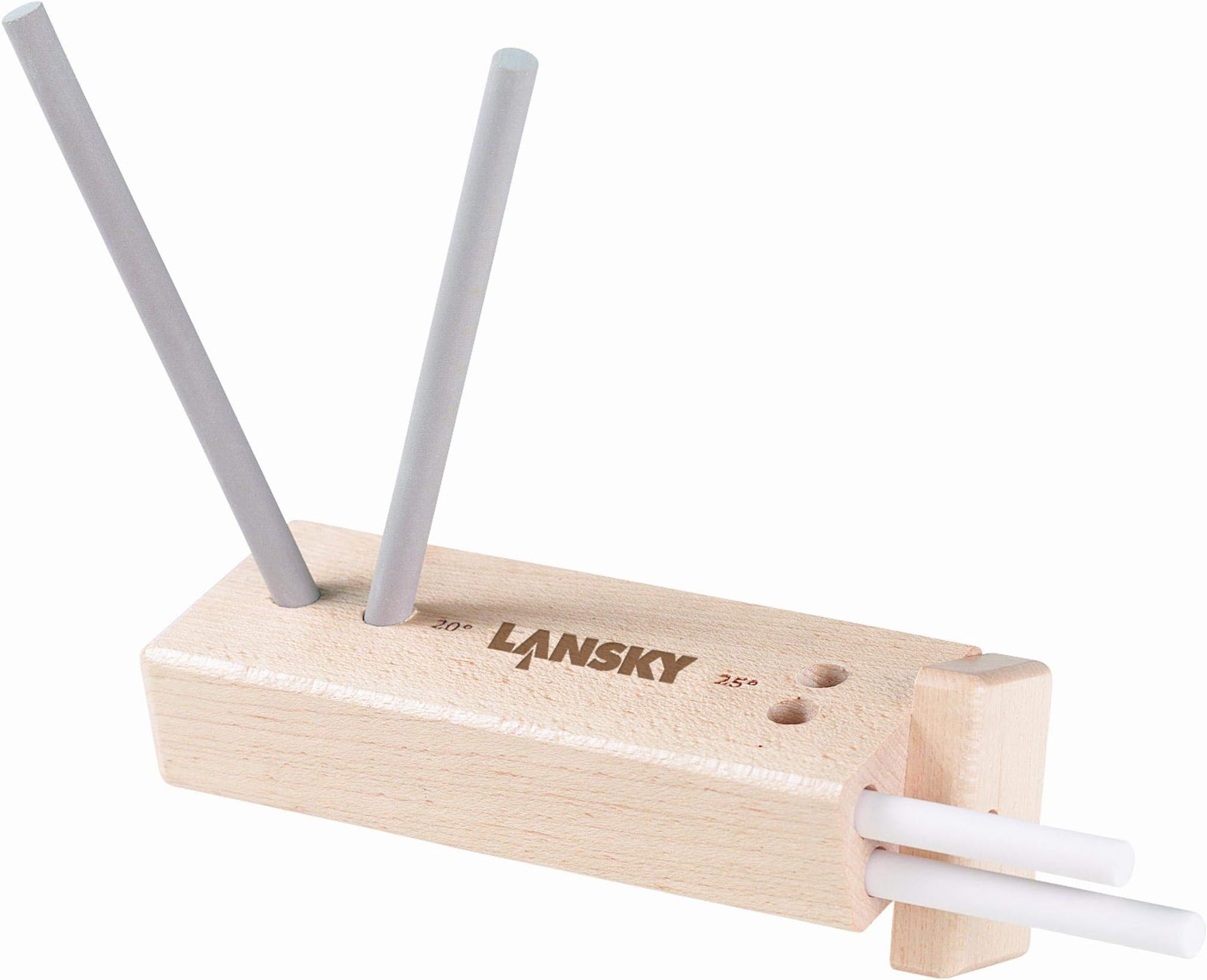 Lansky Unisex's 4-Rod Deluxe Turn Box Sharpener-Yellow, one size