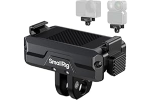 SMALLRIG Magnetic Adapter Holder Dual-Mount Support for DJI Osmo Action 6/Osmo Nano, Bidirectional Quick Release Magnetic Fol