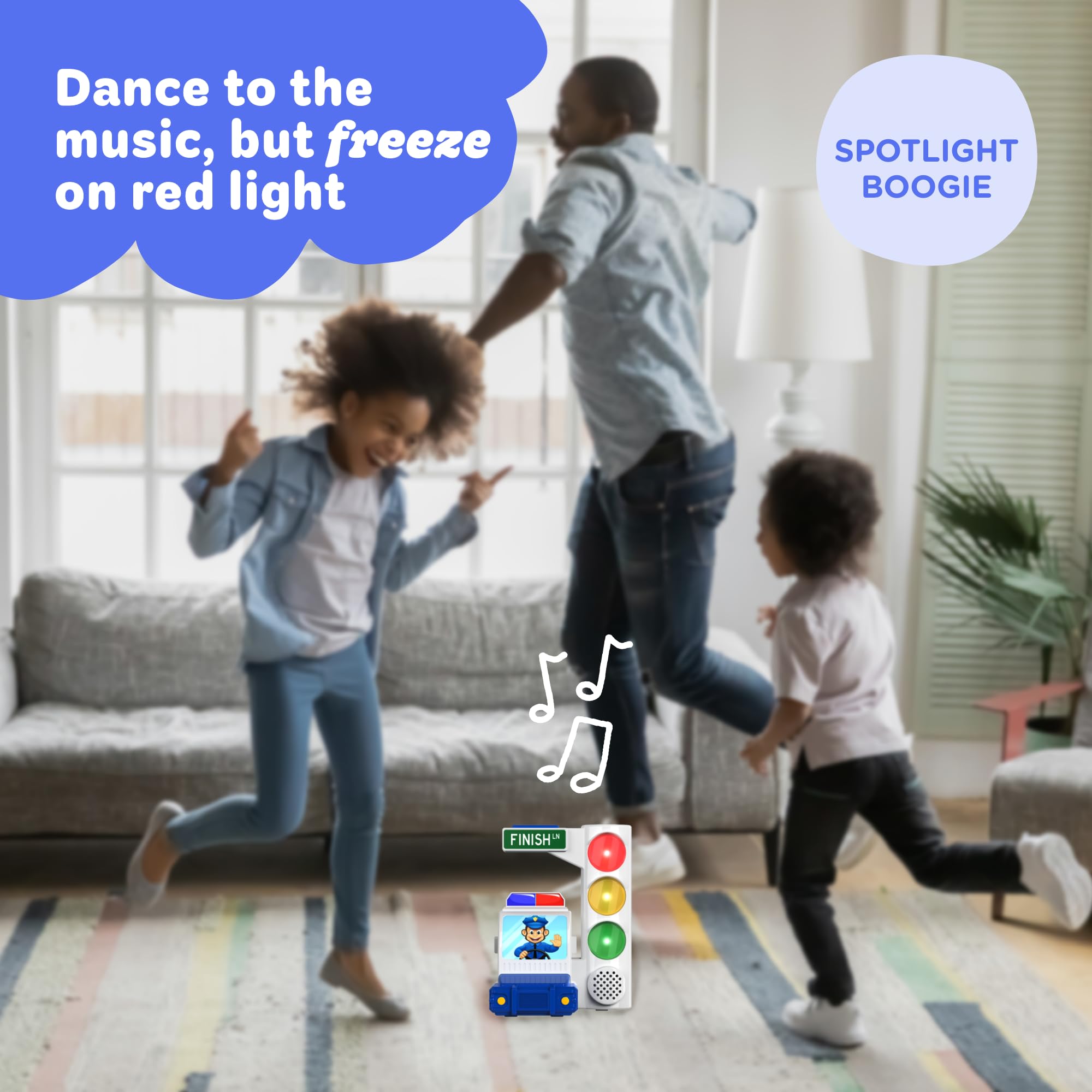 Move2Play, Red Light Green Light Game with Motion Sensing | Family Fun & Birthday Party Games | Gift for Kids, Preschool, & Toddlers Ages 2, 3, 4, 5, 6, 7+ Year Olds | Travel, Indoor, Outdoor