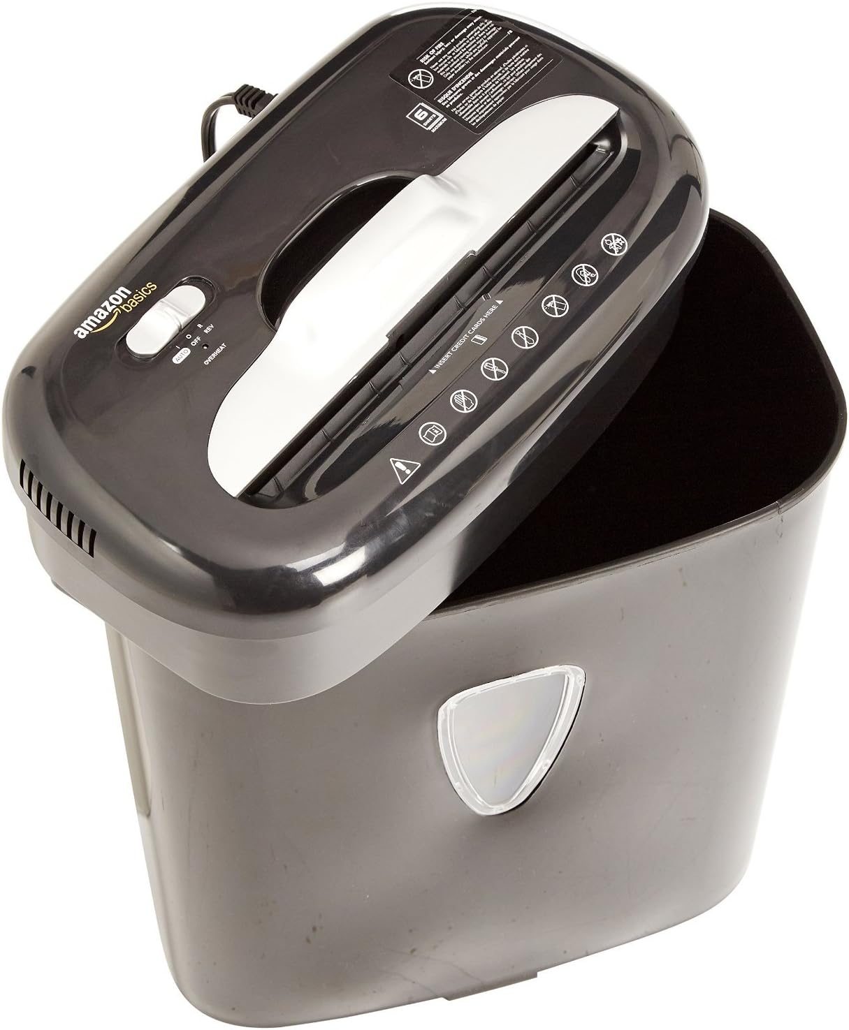 Basics 6-Sheet High-Security Micro-Cut Paper and Credit Card Home Office Shredder: Electronics