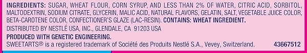 NEW 362173 NESTLE PEG SWEETARTS SOFT CHEWY ROPE 3Z (12-PACK) CANDY BAG CHEAP WHOLESALE DISCOUNT BULK CANDY CANDY BAG