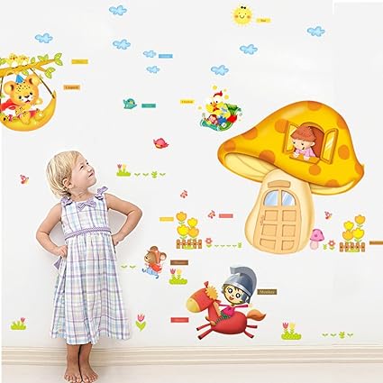 Decals Design Kids Play House Wall Sticker (PVC Vinyl, 60 cm x 90 cm)