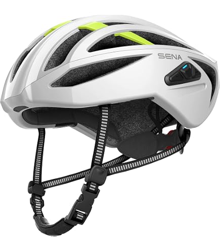 Sena R1 Smart Cycling Helmet (Electric Tangerine, Small) : Sports & Outdoors