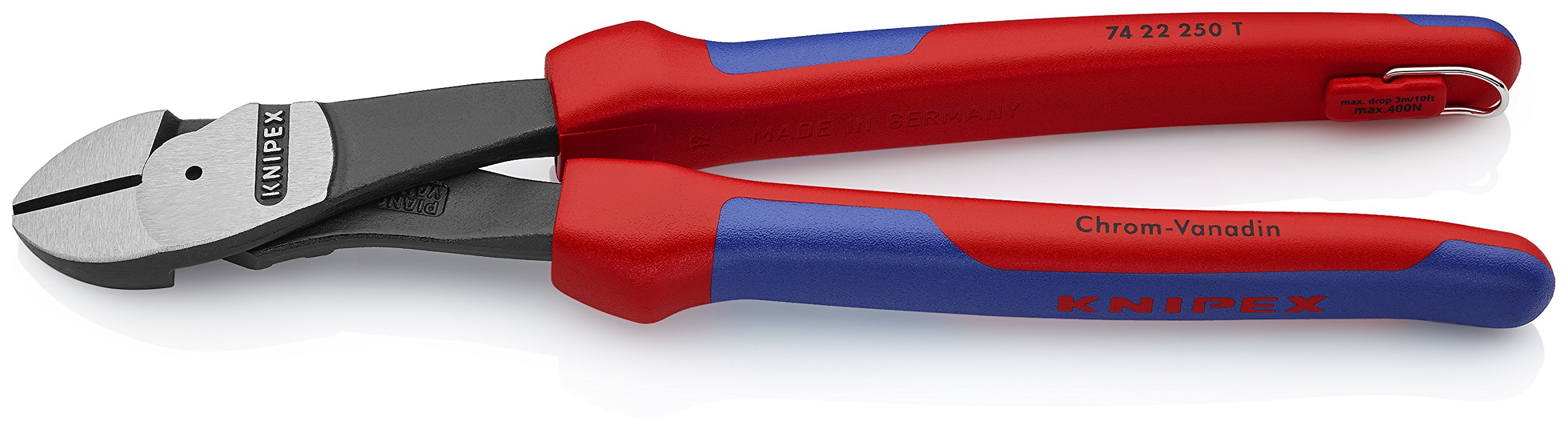Knipex 7422250sba 25.4 cm high Diagonal Cutting Pliers - Comfortable Grip, 74 22 250 T BKA