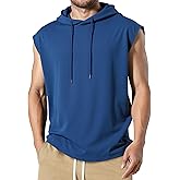 JMIERR Men's Drawstring Hooded Shirts - Casual Loose Fit Cotton Hoodies Tee Shirt for Daily Wear