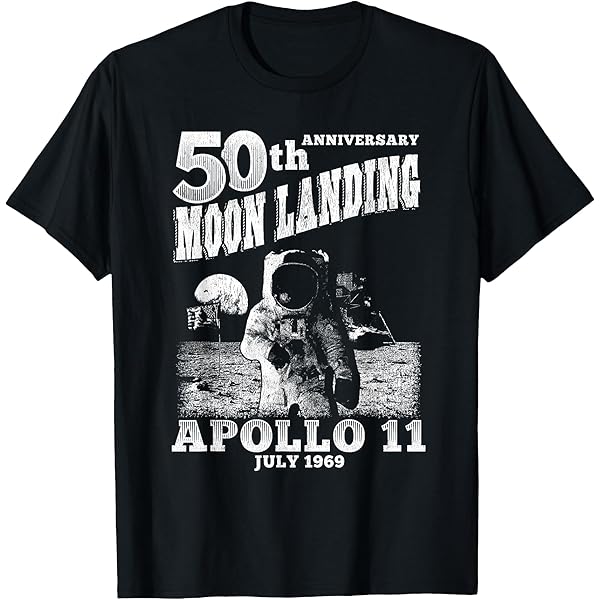 Amazon.com: Apollo 11 1969 Moon Landing T-Shirt First Man Tee