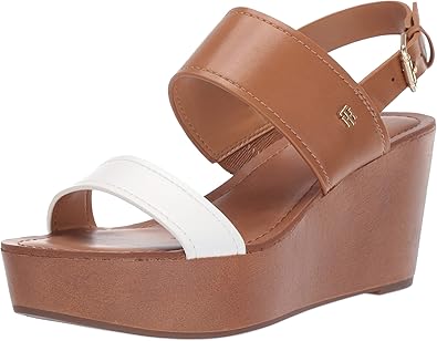 tommy hilfiger tan wedges