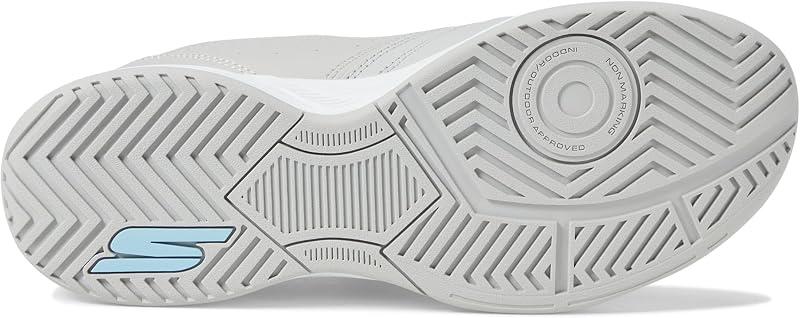 Viper Court Smash - Tenis Deportivos de Pickleball para Interiores y Exteriores, Ajuste Relajado, Gris, Azul, 37 EU