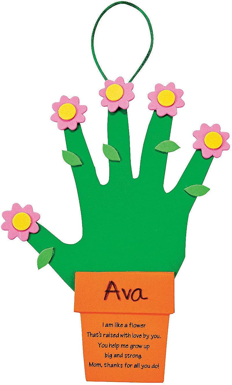 handprint flowers for mom