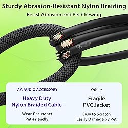 AA AUDIO ACCESSORY 1/4 Instrument Cable 25 ft 2