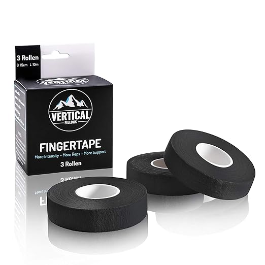 Vertical Fellows ® Klettertape 1,5cm breit mit PDF Tapeanleitung - ideales Fingertape und Sporttape für Klettern Bouldern Kra
