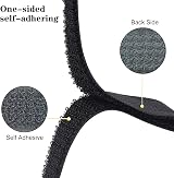 Outtshop 8M Adjustable Cable Straps Hook & Loop Tape 40 Buckles Black Reusable view 2