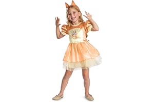 Disguise baby-girls Bingo Skirt Costume for Kids, Official Bluey Character Outfit With Dress and Headband