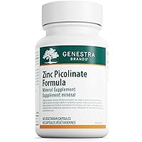 Genestra Brands Zinc Picolinate Formula - 30 mg Zinc Picolinate - Healthy Skin & Immune Support - Vegan & Gluten Free - 60 Ve