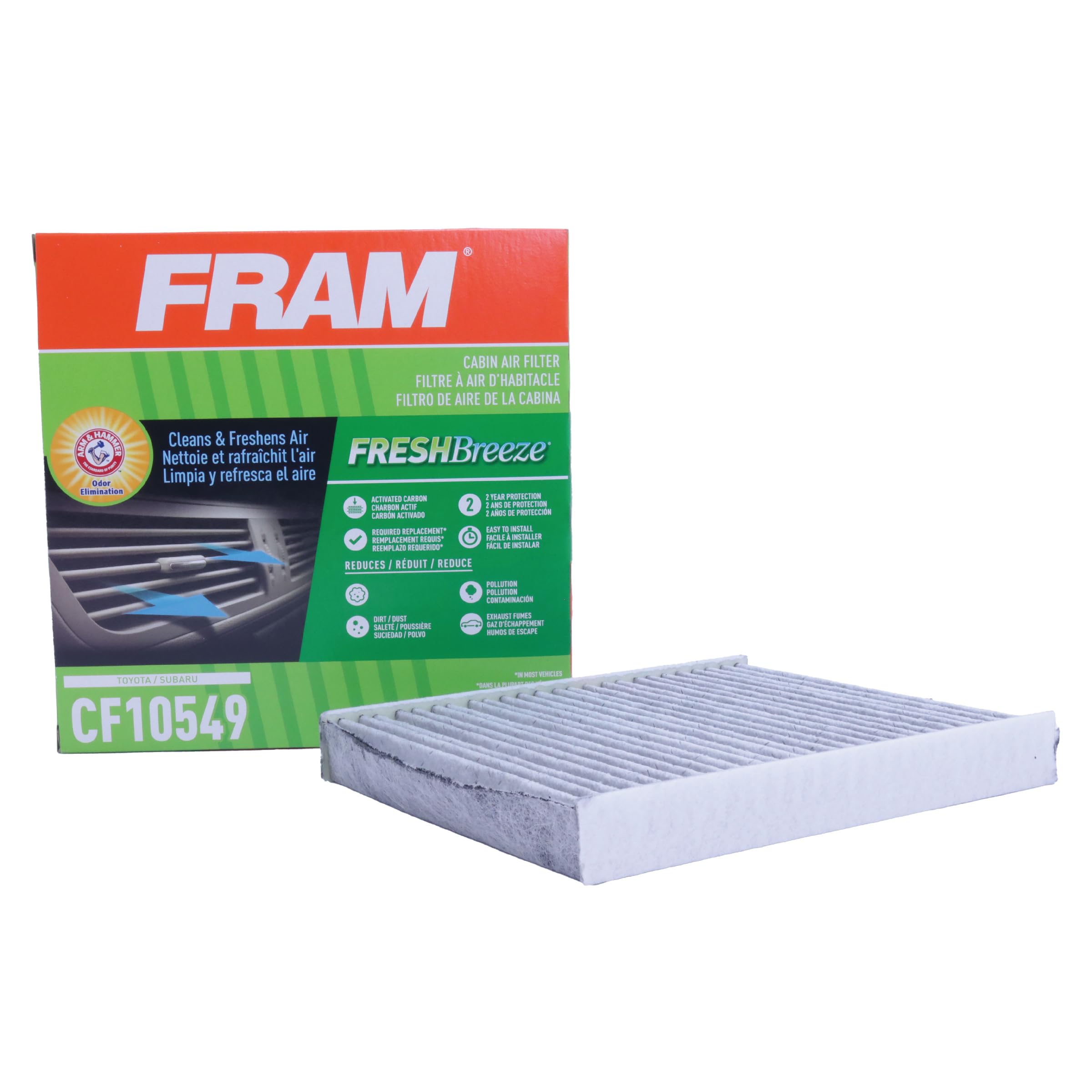 FRAM Fresh Breeze Cabin Air Filter Replacement for