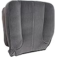 Richmond Auto Upholstery - Driver Side Bottom Cloth Seat Cover Gray Compatible with 2003 2004 Dodge Ram 1500 2500 3500 SLT