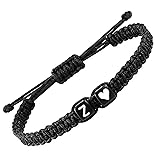 Matching Couple Bracelets Letter Initial Bracelet