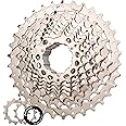 BUCKLOS 8/9/10/11/12 Speed Cassette Ultra-Light 11-25/28/32/34/36/40/42/46/50/52T Bike Cassette Fit Mountain Bike/Road Bike/XC/DH/AM,Compatible with Shimano Sram HG Hub Driver…