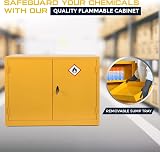 Horison Industries COSHH Cabinet Fireproof Flammable Storage 915x900x459mm view 5