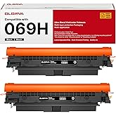 069H Black Toner Cartridges High Yield with Chip: Replacement for Canon 069 069H, Works with Canon Color ImageCLASS Mf753cdw MF751Cdw MF752Cdw LBP674Cdw MF752Cdw MF756Cx LBP673Cdw Printer (2 Pack)