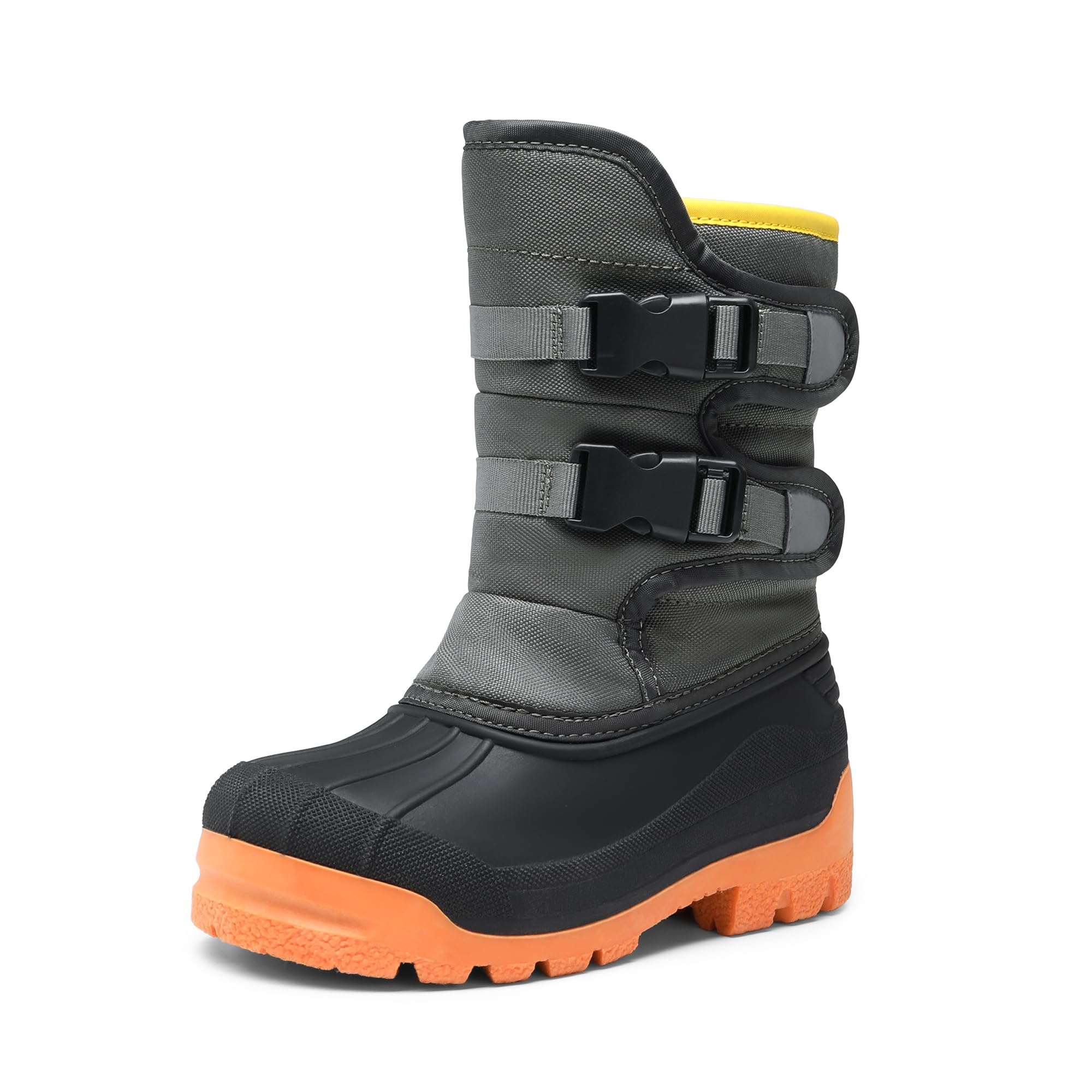 DREAM PAIRS Boys Snow Boots Bright Colored Outsole