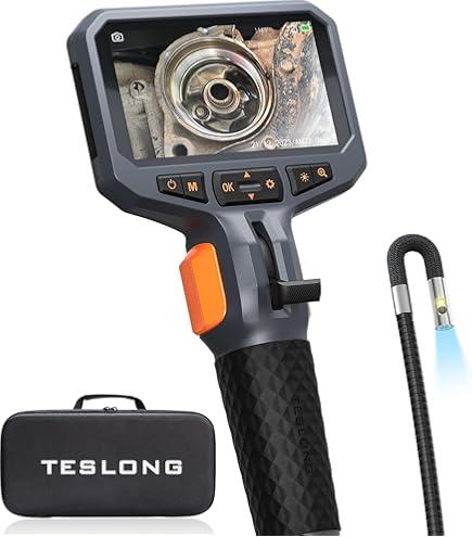 Teslong TD500 Articulating Borescope for Mechanic Automotive