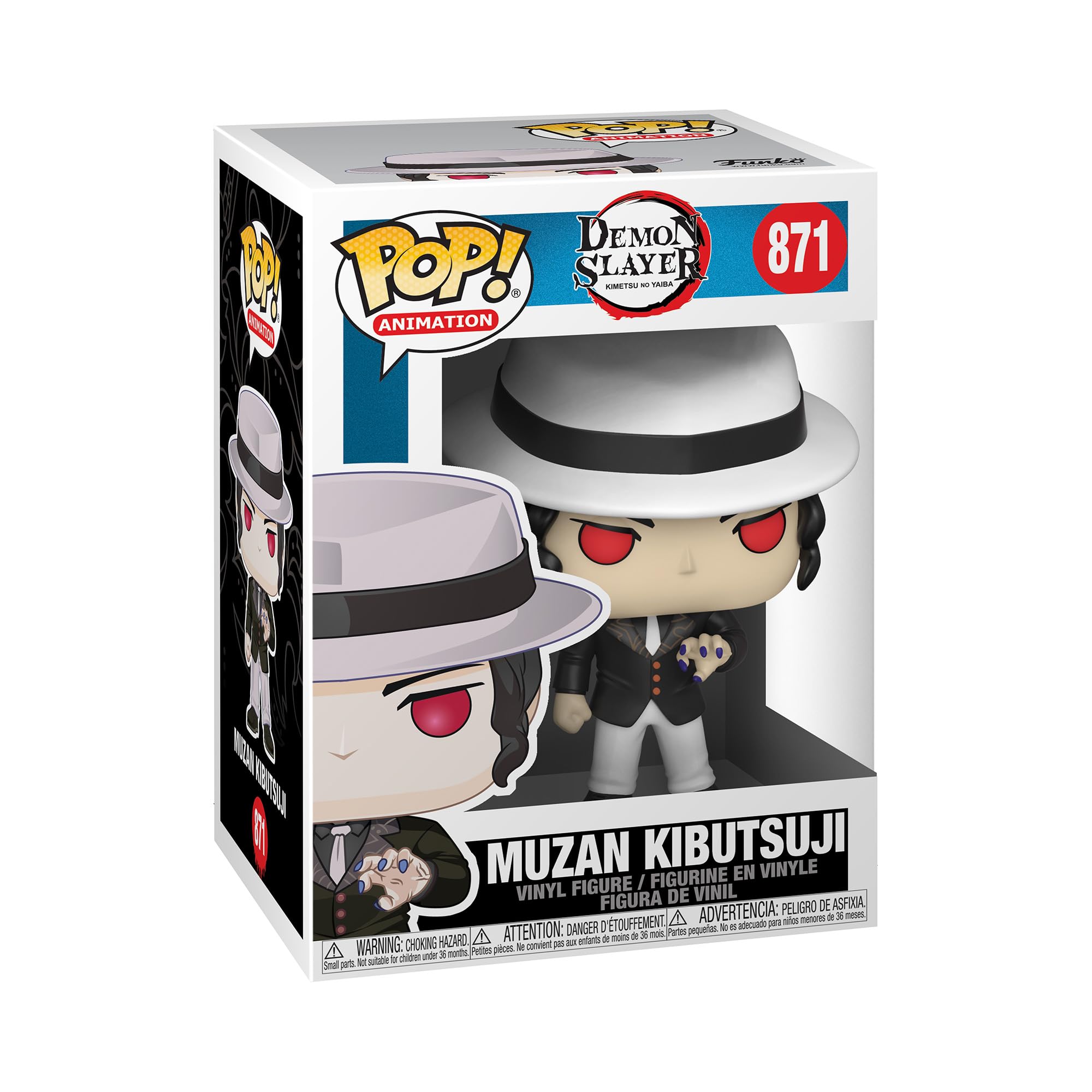 Funko POP! Animation: Demon Slayer - Muzan Kibutsuji - Collectable Vinyl Figure - Gift Idea - Official Merchandise - Toys for Kids & Adults - Anime Fans - Model Figure for Collectors and Display