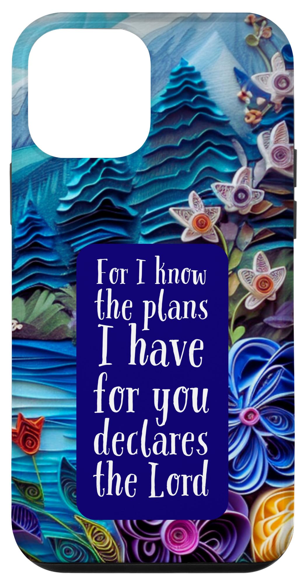 iPhone 12 mini I Know the Plans I Have For You Bible Verse Scripture Quote Case