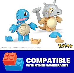 MEGA Pokémon Building Toys Set Squirtle & Cubone