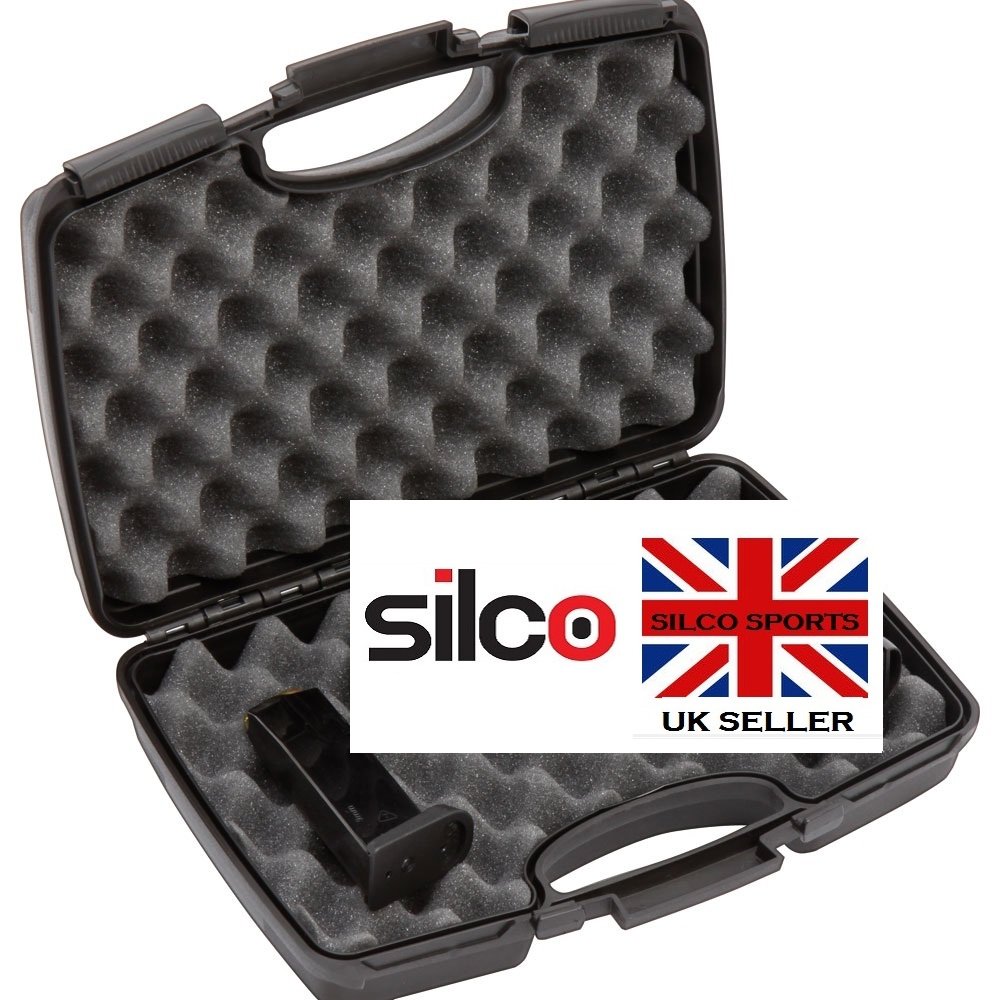 SILCO SPORTSSecurity Pistol CASE Suitable for Most Small and Medium Pistol/Revolvers