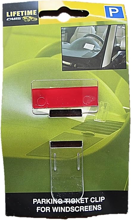 Lot De 6 Supports à Badges ATBUSS - 10.5x10.5cm Transparent - Pour Pare-brise Voiture, Parking, Cartes