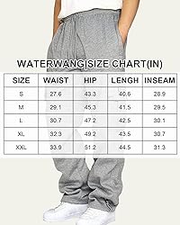 Men's Cargo Sweatpants Casual Fleece Joggers Loose