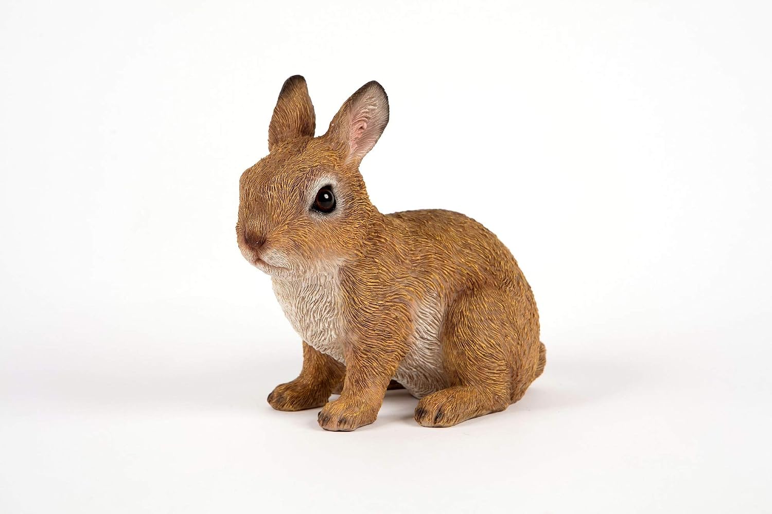 Sitting Rabbit Garden Ornament Home Resin Statue Lifelike Frostproof 16x18cm - Image 3