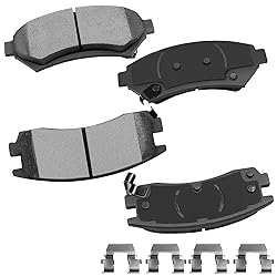cciyu D714 4pcs Rear Ceramic Brake Pads Kits