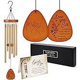 A Sister is God's Way We Never Walk Alone Wind Chimes Birthday Gifts for Sister Gifts from Sisters, Brother - 28" Sisters WindChimes Gift for Christmas, Anniversaries