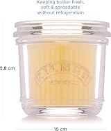 Kilner Kilner Glass Butter Crock 200ml Water Seal Butter Keeper view 2