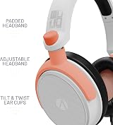 Stealth C6-100 Gaming Headset Burst Peach White Multiplatform view 6