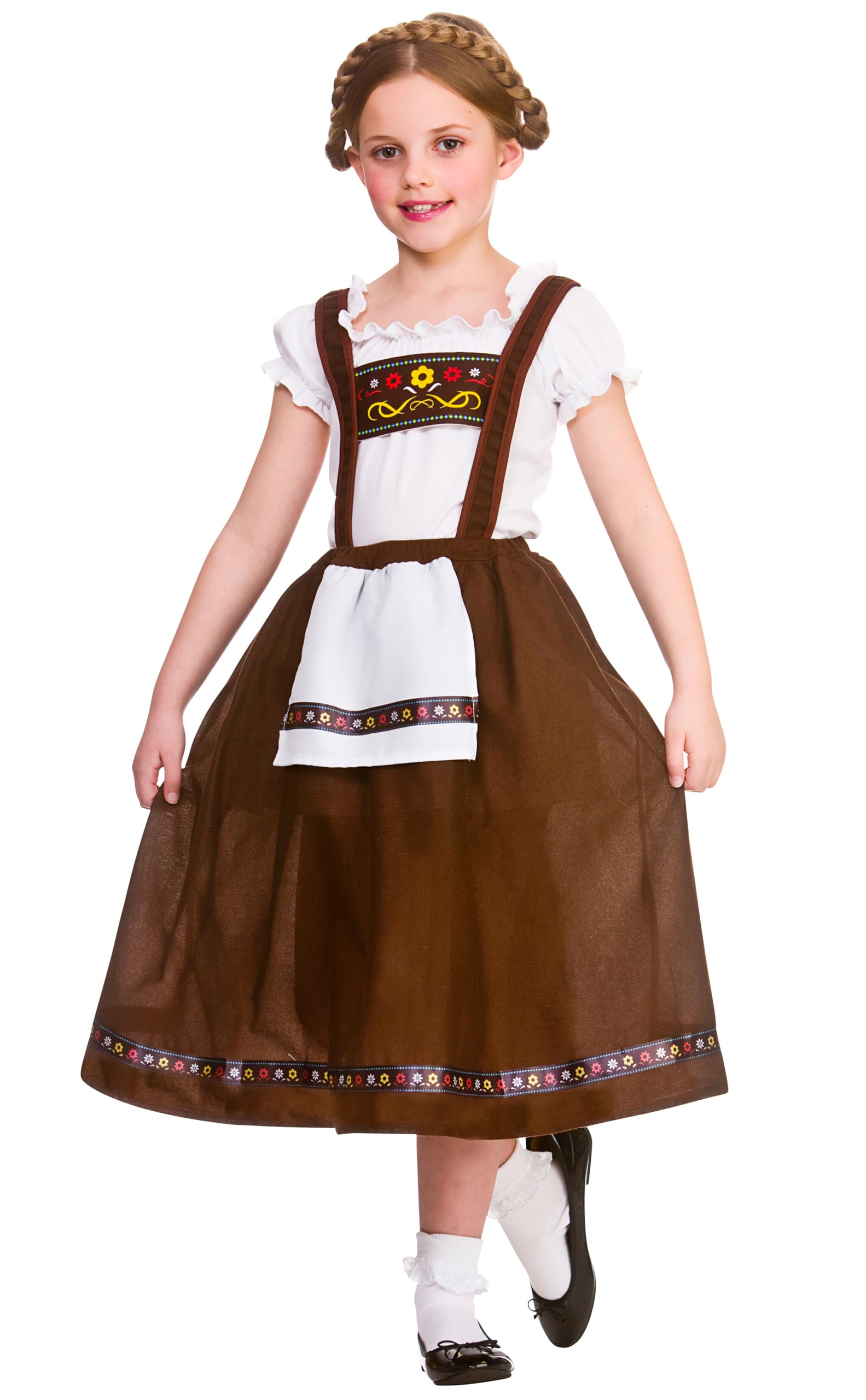 Wicked Costumes Bavarian Girl Fancy Dress Costume - Medium (5-7 Years)
