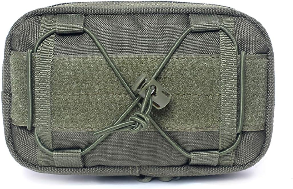 TRIWONDER Tactical Admin Molle Pouch Military Molle Pouches Horizontal Belt Pouch EDC Utility Pouch (Green)