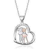 HELORET Sister Necklace Gifts from Sisters 2 Sisters Necklace Birthday Gifts Jewelry