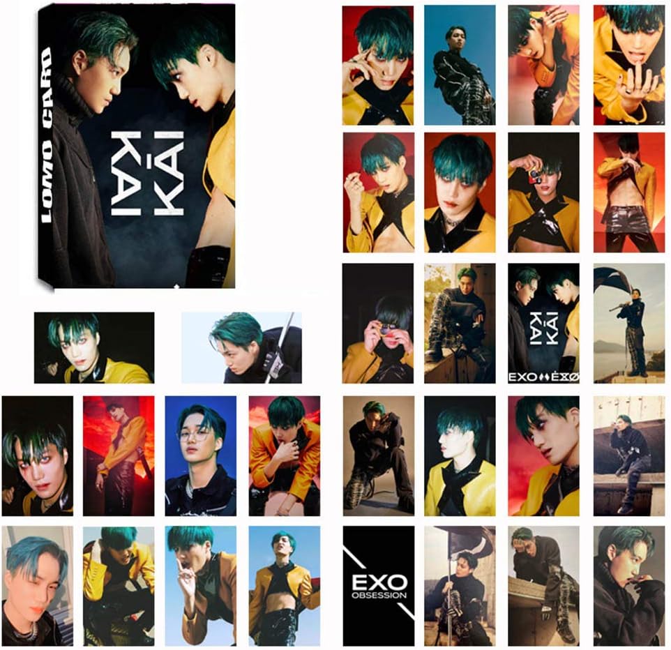 Pinenuts Simple life 73Pcs My Hero College Anime EXO regular 6 special LOMO box small card setTrolley Case Suitcase(H04)
