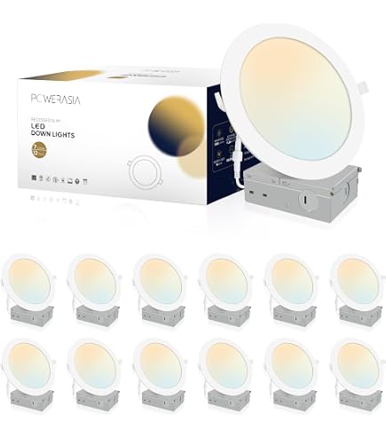 Foco LED Empotrable Techo 12W 4000K - Blanco Neutro, Corte 110-130mm, IP44, Para Pasillo, Cocina, Dormitorio