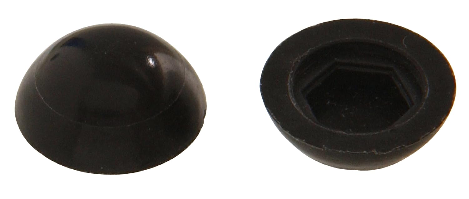 The Hillman Group 59243 Black Hex Head Screw Cover , 100