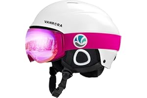 VANRORA Ski Helmet and Goggles Set - Safety-Certified Snowboard Helmet, Interchangeable Lens Ski Goggles, for Men & Women