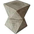 Christopher Knight Home Lux Outdoor Weight Concrete Side Table, Light Gray
