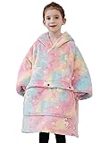 NOUKOW Wearable Blanket Hoodie for Kids Oversized