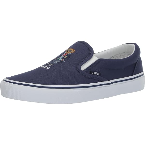 Amazon.com | POLO RALPH LAUREN Mens Keaton-Slip Navy 10  display picture 2