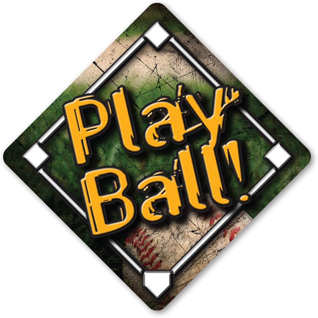 Magnet America Play Ball Baseball Diamond